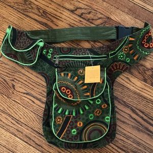 Himalaya Handmade multicolor hip pouch